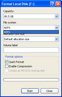 Format Local Disk C - On the left side of Windows Explorer "Local Disk